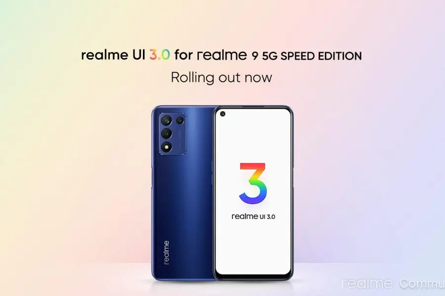 realme 9 5G SE realme UI 3.0