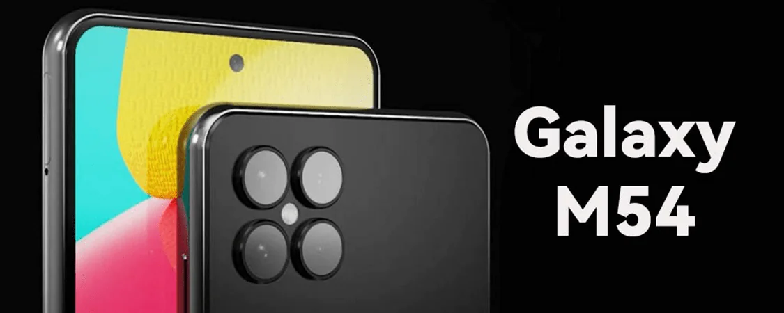grafika przedstawiająca telefon Samsung Galaxy M54 5G