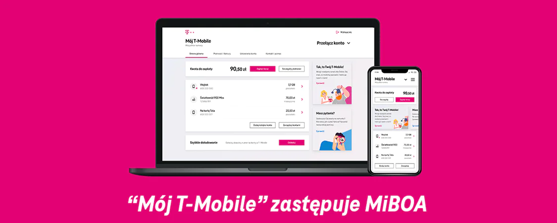 Mój T-Mobile zastępuje MiBOA
