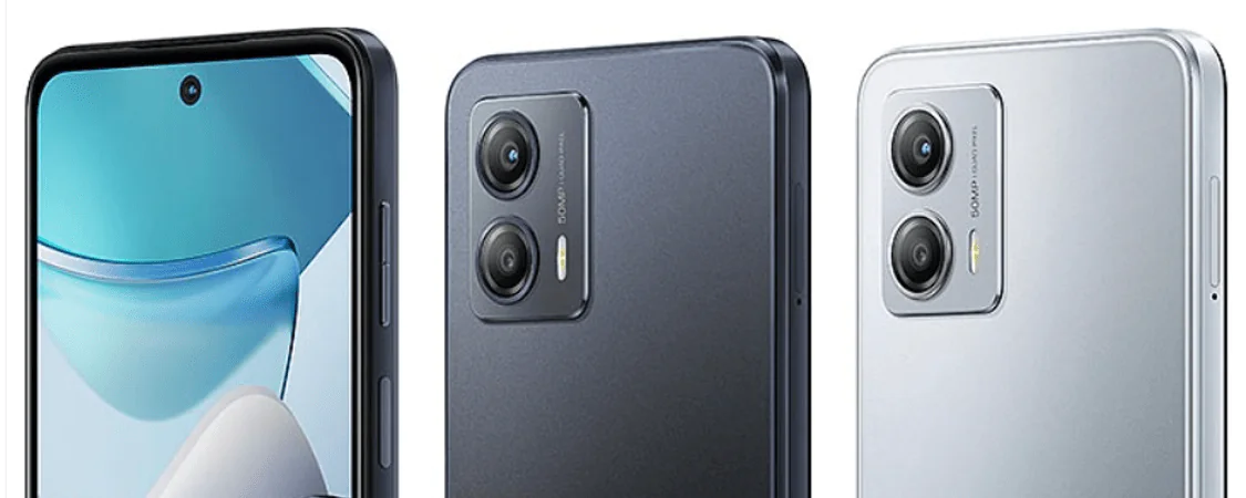 grafika przedstawiająca telefon Moto G53 global