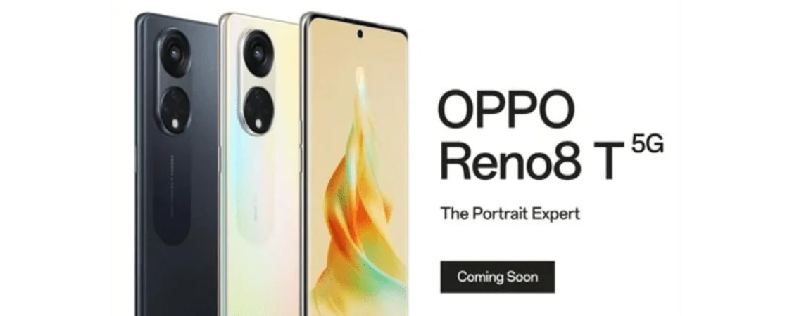 grafika przedstawiająca smartfona OPPO Reno 8T