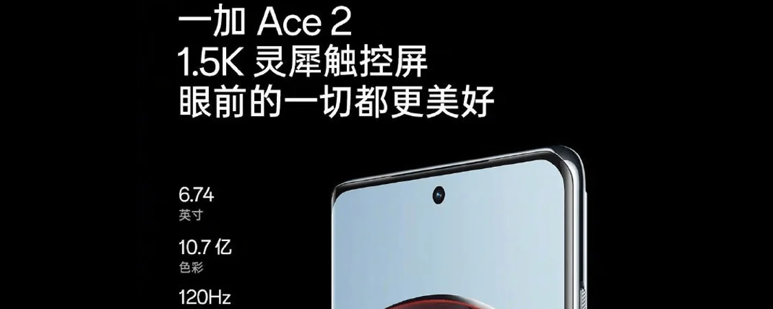 OnePlus Ace 2 ekran