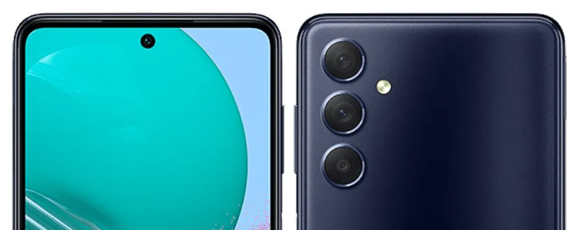 grafika przedstawiająca telefon Samsung Galaxy M54 5G