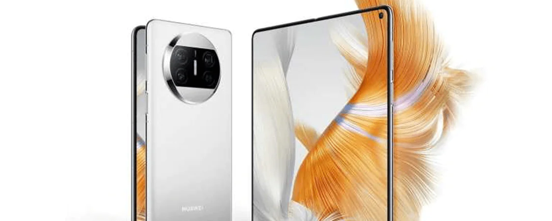 grafika przedstawiająca telefon Huawei Mate X3