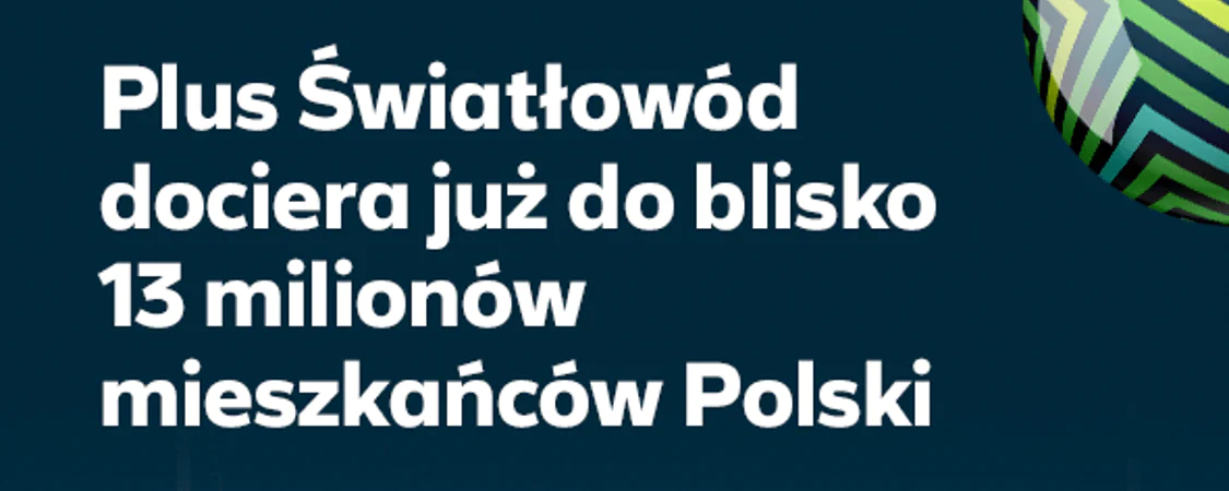 Plus Internet światłowodowy