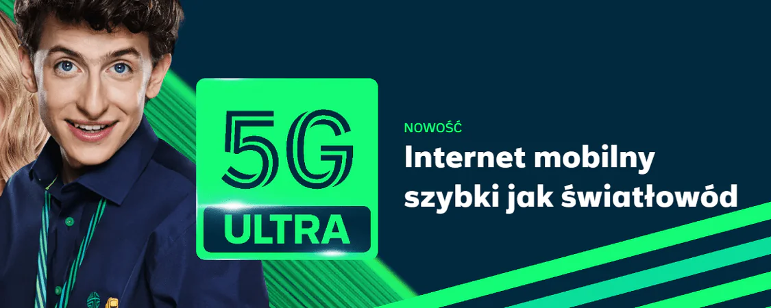 Internet mobilny 5G Ultra Plusa