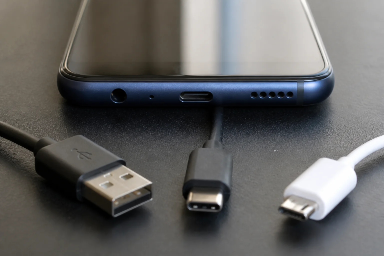 Rodzaje typów wejść USB w telefonie - lista