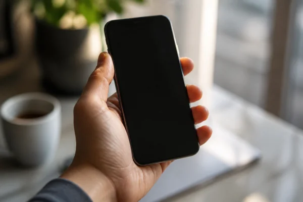 Czarny ekran w telefonie - co się stało? 