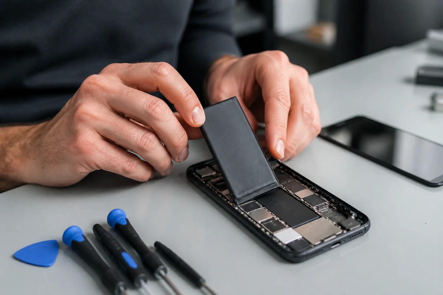 Wymiana baterii iPhone. Ile kosztuje w {year} roku? Gdzie najtaniej?