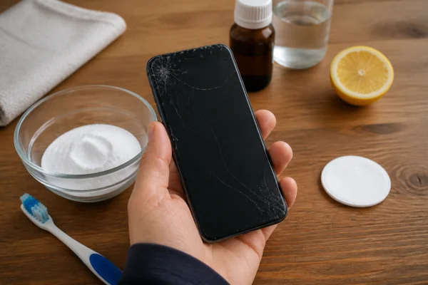 Domowe sposoby na zbitą szybkę telefonu. Czy mają sens?