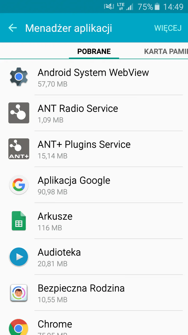 Menadzer aplikacji