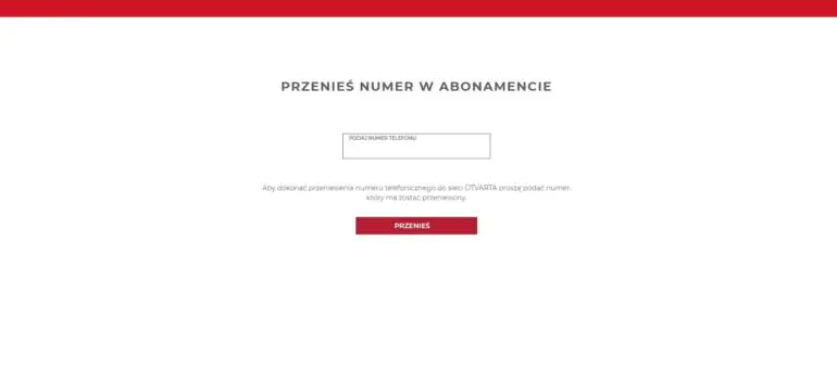 OTVARTA jak przenieść numer