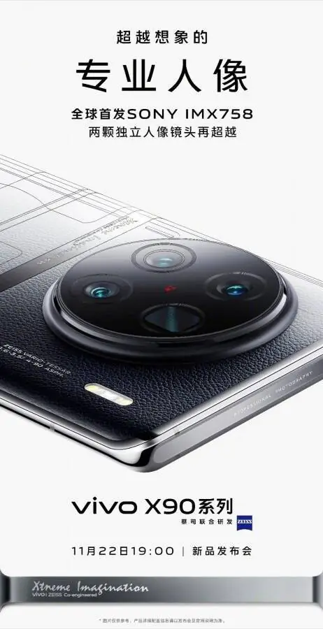 vivo X90 aparat Sony 50 Mpix