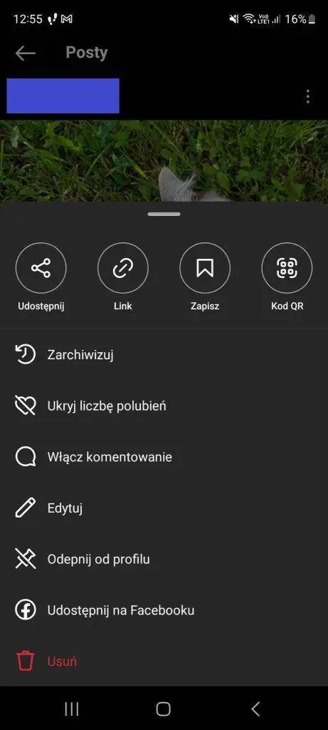 jak zapisać zdjęcie z Insta