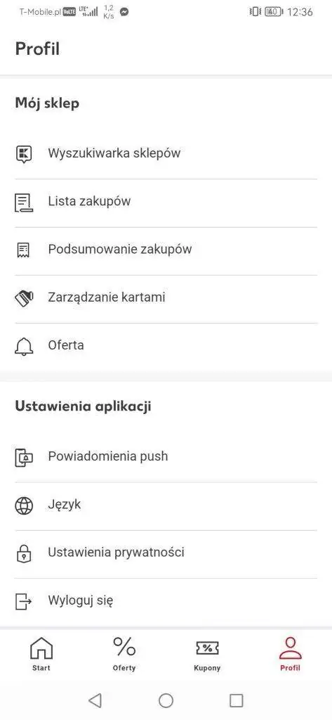 aplikacja Kaufland Card