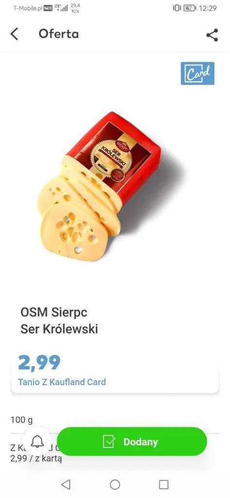 aplikacja Kaufland Card