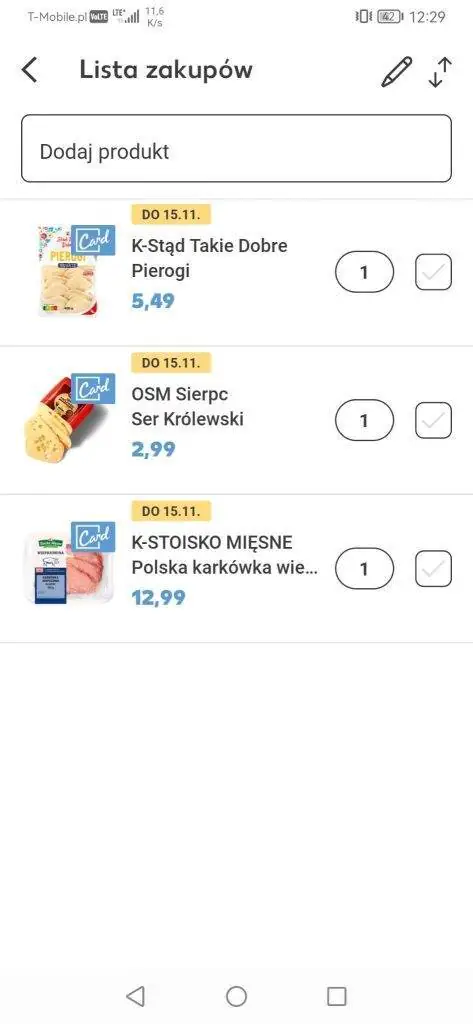 aplikacja Kaufland Card
