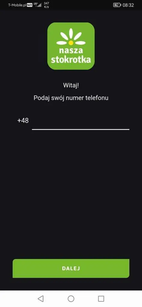 aplikacja Stokrotka