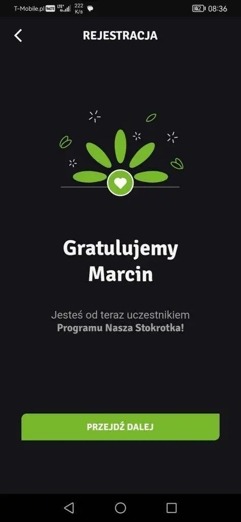 aplikacja Stokrotka
