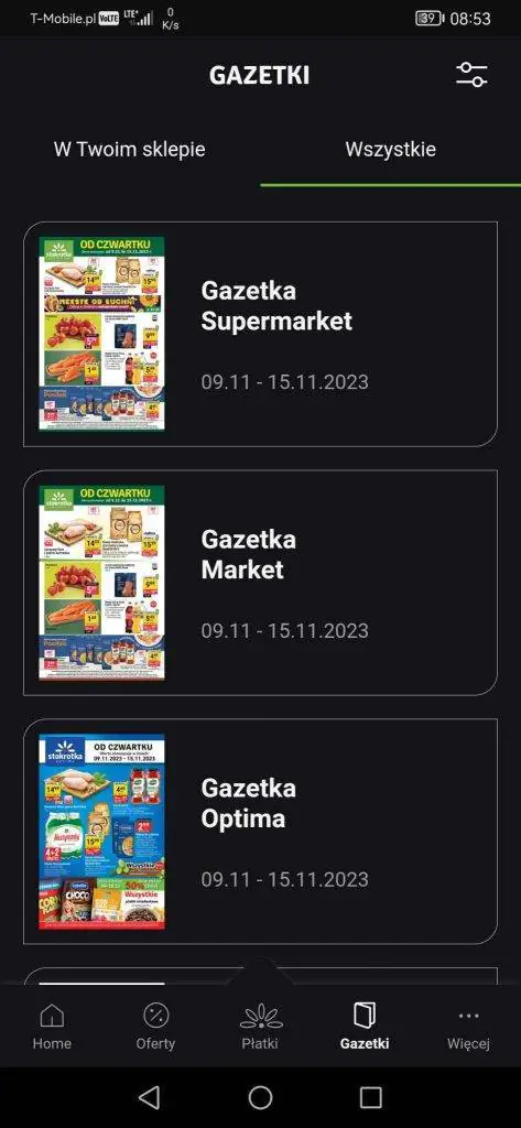 aplikacja Stokrotka